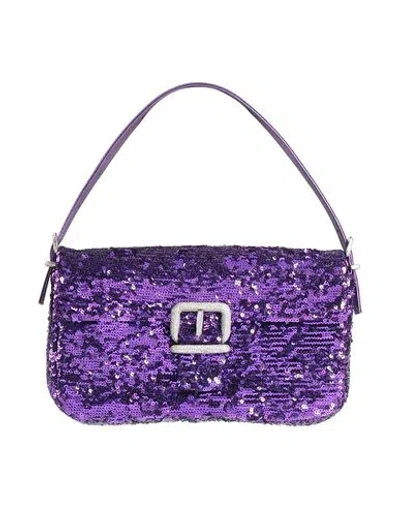 Gedebe Woman Handbag Purple Size - Textile Fibers