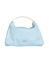 Gedebe Woman Handbag Sky Blue Size - Leather In Blue