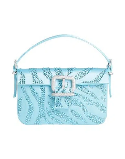 Gedebe Woman Handbag Sky Blue Size - Textile Fibers