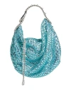 Gedebe Woman Handbag Turquoise Size - Textile Fibers In Blue