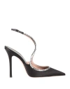 Gedebe Woman Pumps Black Size 8 Textile Fibers
