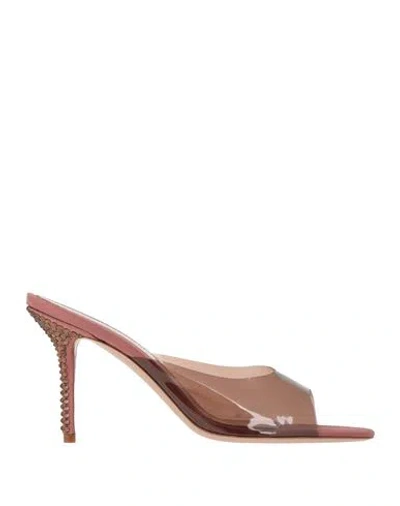 Gedebe Woman Sandals Antique Rose Size 8 Synthetisches Material In Nude
