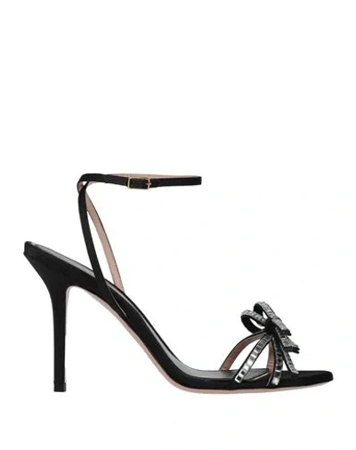 Gedebe Woman Sandals Black Size 8 Textile Fibers