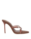 Gedebe Women's Jilla High Heel Slide Sandals In Brown