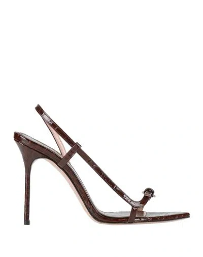 Gedebe Woman Sandals Chocolate Brown Size 8.5 Leather