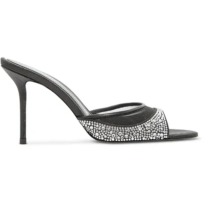 Gedebe Womens Satin Slip On Heels In Black