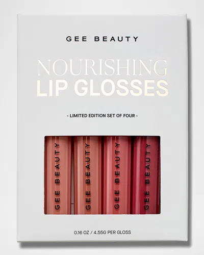 Gee Beauty Nourishing Lip Gloss Kit In White