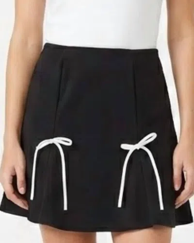 Geegee Beth Mini Skirt In Black