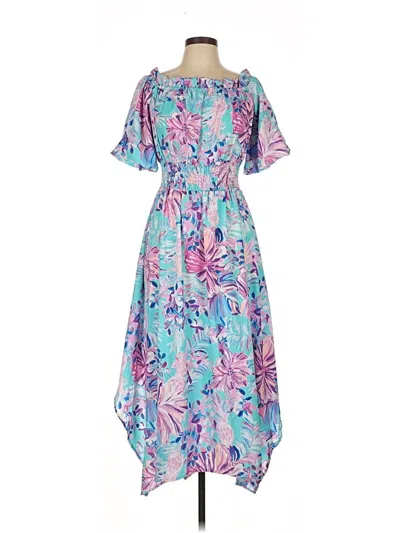 Pre-owned Geegee Casual Dress In Blue