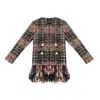 Geegee Collection Women's Black Matisse Fringe Blazer In Black