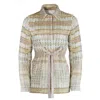 GEEGEE COLLECTION WOMEN'S GOLD HEIDI SILK JACKET