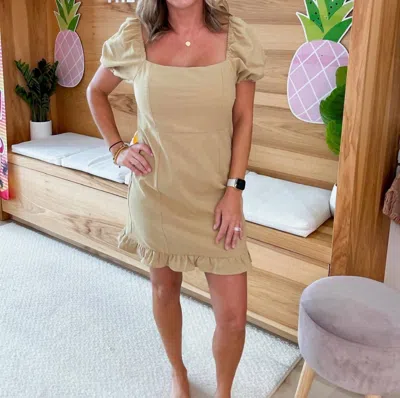 Geegee Dream Mini Dress In Mocha