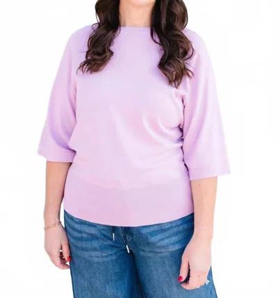 Geegee Kara Relaxed-fit Top In Purple