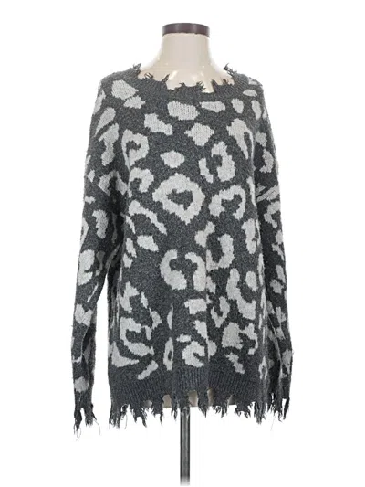 Pre-owned Geegee Pullover Sweater In Gray