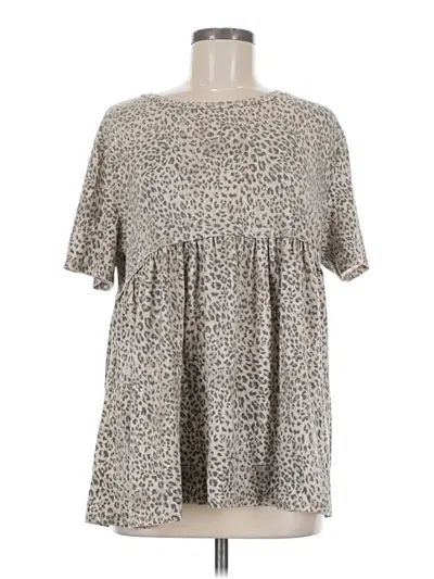 Pre-owned Geegee Short Sleeve T-shirt In Gray