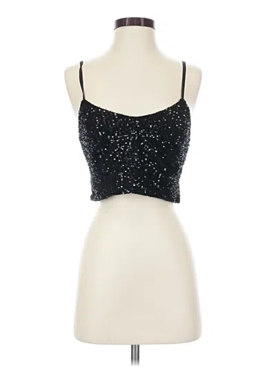 Pre-owned Geegee Sleeveless Top Black Sweetheart Neckline Tops