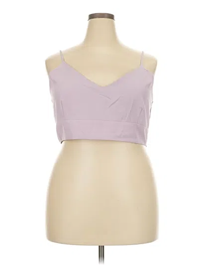 Geegee Sleeveless Top Purple Sweetheart Neckline Tops