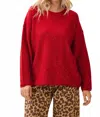 Geegee X Lovelo Ruby Glow Sweater In Ruby Red In Red