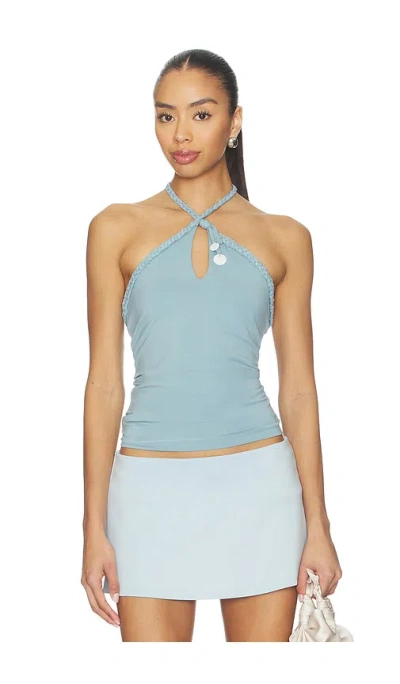 Geel Carly Top In Blue