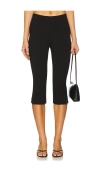 Geel Cooper Capri Pant In Black
