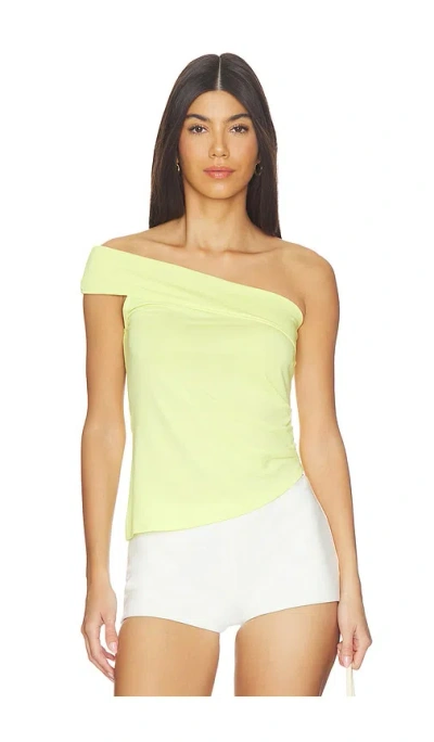 Geel Divina Top In Yellow