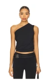 Geel Elys Top In Black