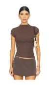 Geel Gem Tee In Brown