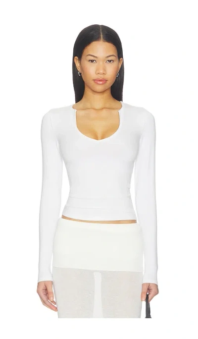 Geel Jolene Top In White