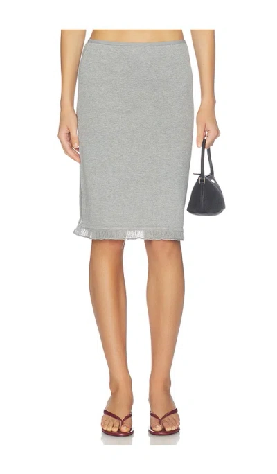 Geel Louisa Skirt In Heather Grey