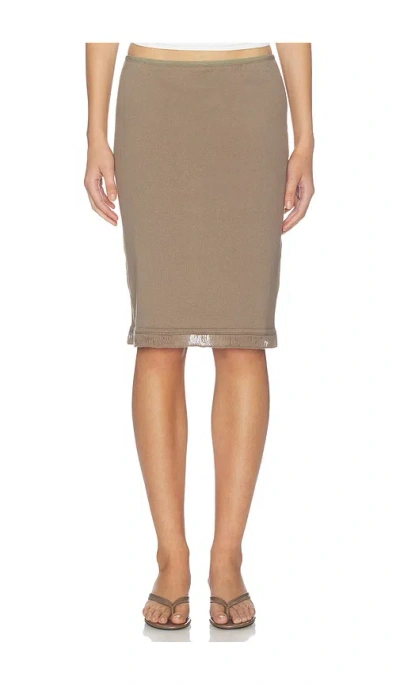 Geel Louisa Skirt In Mushroom
