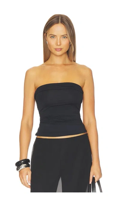 Geel Mila Tube Top In Black