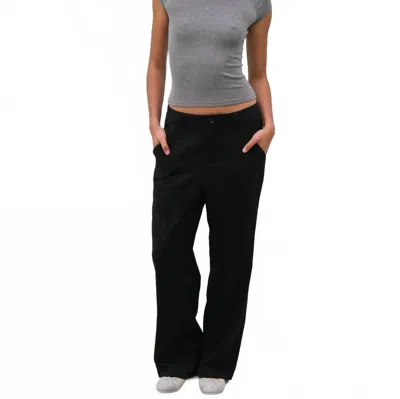 Geel O'day Relaxed Trousers In Black