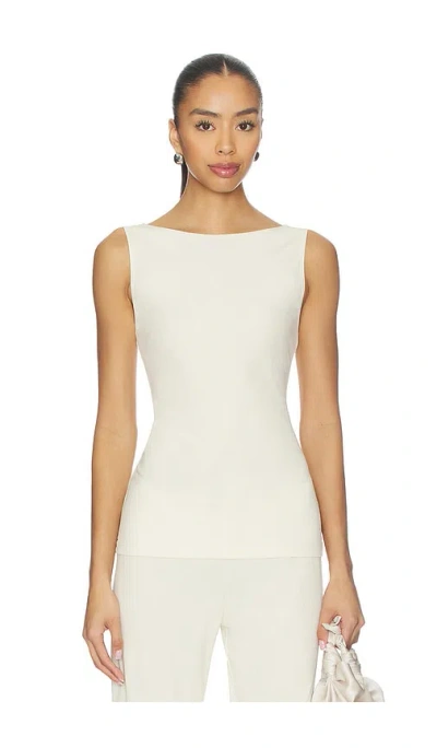 Geel Piper Top In Brown