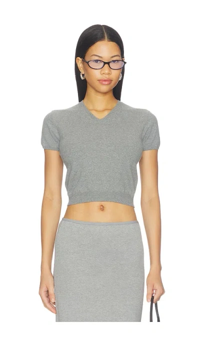 Geel Romi Sweater In Melange Grey