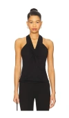 Geel Webster Top In Black
