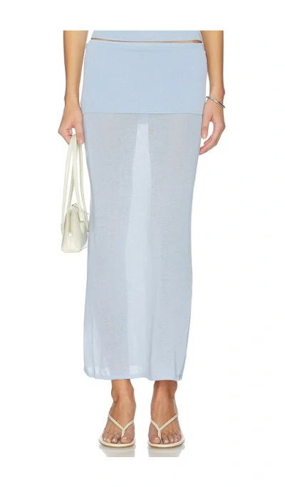 Geel X Revolve Danni Skirt In Blue