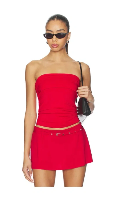 Geel X Revolve Mila Tube Top In Red