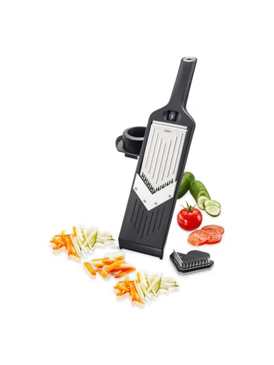 Gefu Violi 2-0 Julienne V-slicer In Black / Silver