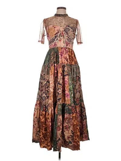 Pre-owned Geisha Designs Cocktail Dress In Brown