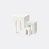 Gejst Arkis Bookend Trio In White