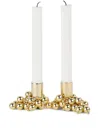 Gejst Molekyl Candle Holders (set Of Two) In Gold