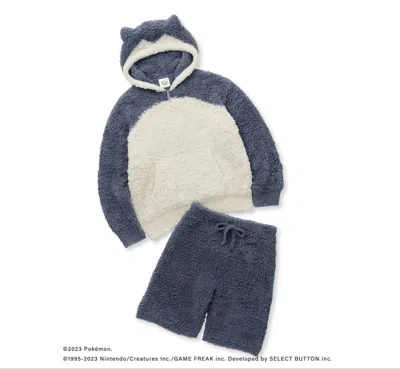 Pre-owned Gelato Pique Pajamas Parka & Shorts Mens (unisex) Pokemon Snorlax Sleep M Size In Multicolor