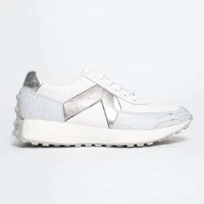 Gelato Women's Freelance Sneaker In White Croc