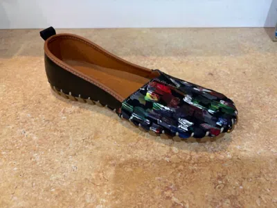 Gelato Women's Tennace Slip-on Flat In Black Print In Multi