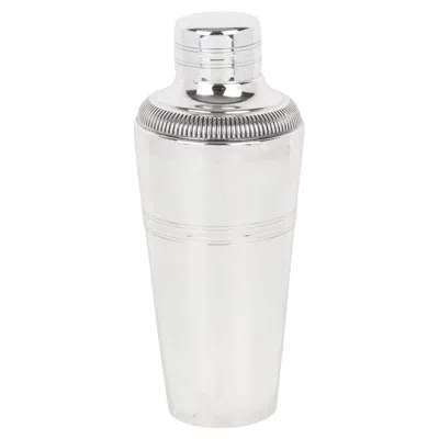 Pre-owned Gelb Art Deco Silver Plate Barware Cocktail Shaker By , Paris 1940s
