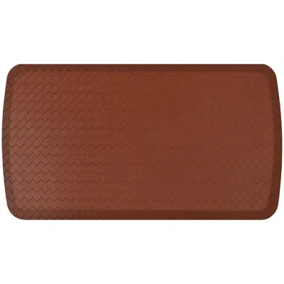 Gelpro Basketweave Elite Premier Comfort Kitchen Mat In Chestnut
