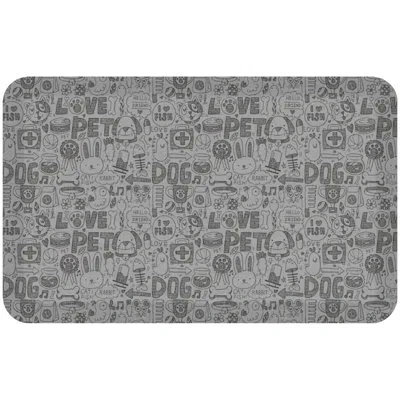 Gelpro Graffiti Anti-fatigue Mat In Light Gray