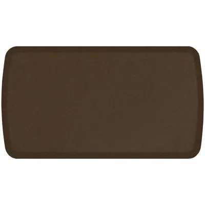 Gelpro Vintage Leather Elite Premier Comfort Kitchen Mat In Rustic Brown