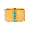 Gem Bazaar Jewellery Women's Blue Buttoned Up Ring In Blue