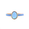 Gem Bazaar Jewellery Women's Blue / Gold Tutti Frutti Blue Ring